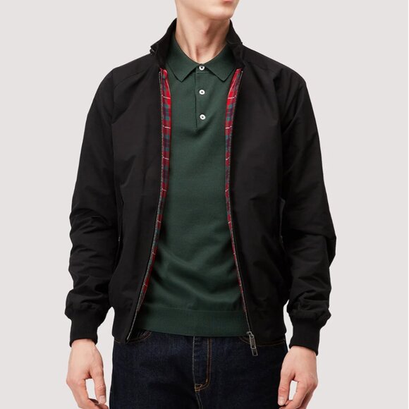NWOT BARACUTA - G9 Harrington Jacket (Black - 38) - Picture 1 of 13